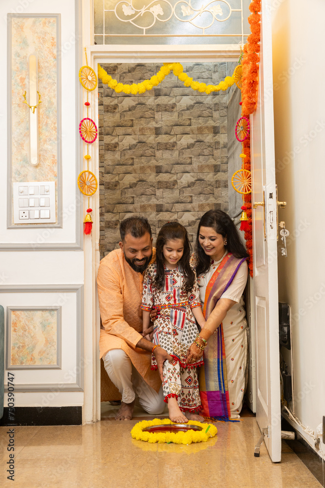 Entrance decor by Balu Decorators