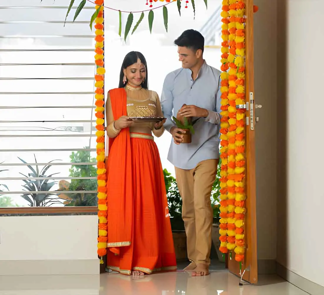 Housewarming decor by Balu Decorators