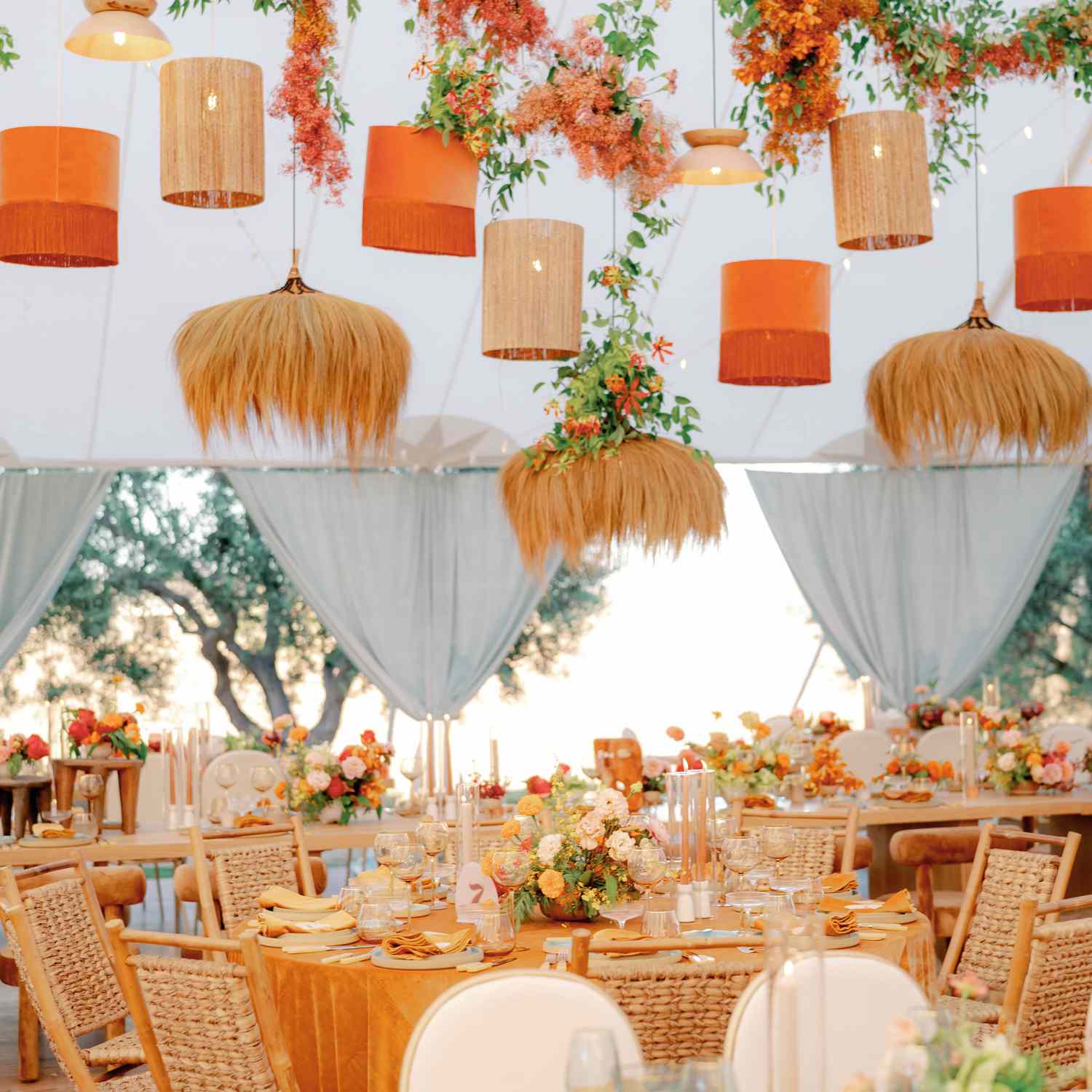 Reception Outdoor decor by Balu Decorators